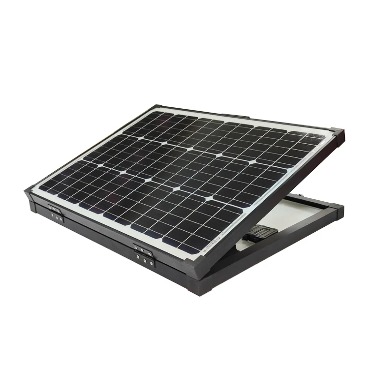 100 Watt 12 Volt Off Grid Portable Folding Solar Panel Suitcase with Charge Controller