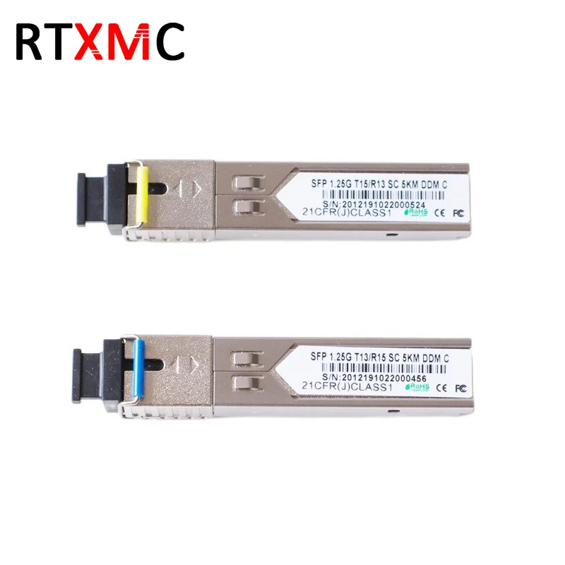 Sfp 1.25g Wdm / Bidi / Simplex Duplex Mm Sm Lc / Sc Ddm 1000base Mini Gbic Ethernet Fiber Transceiver Optical 1.25g Sfp Module