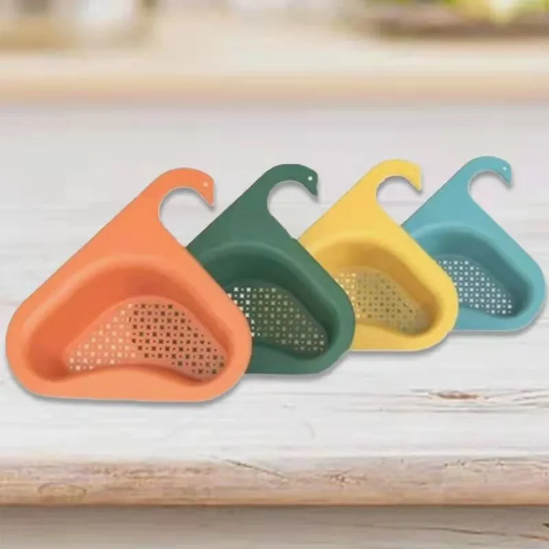 Multifunctional kitchen waste Water Sink Drain Basket Hook type  Plastic Rubbish Filter basket
