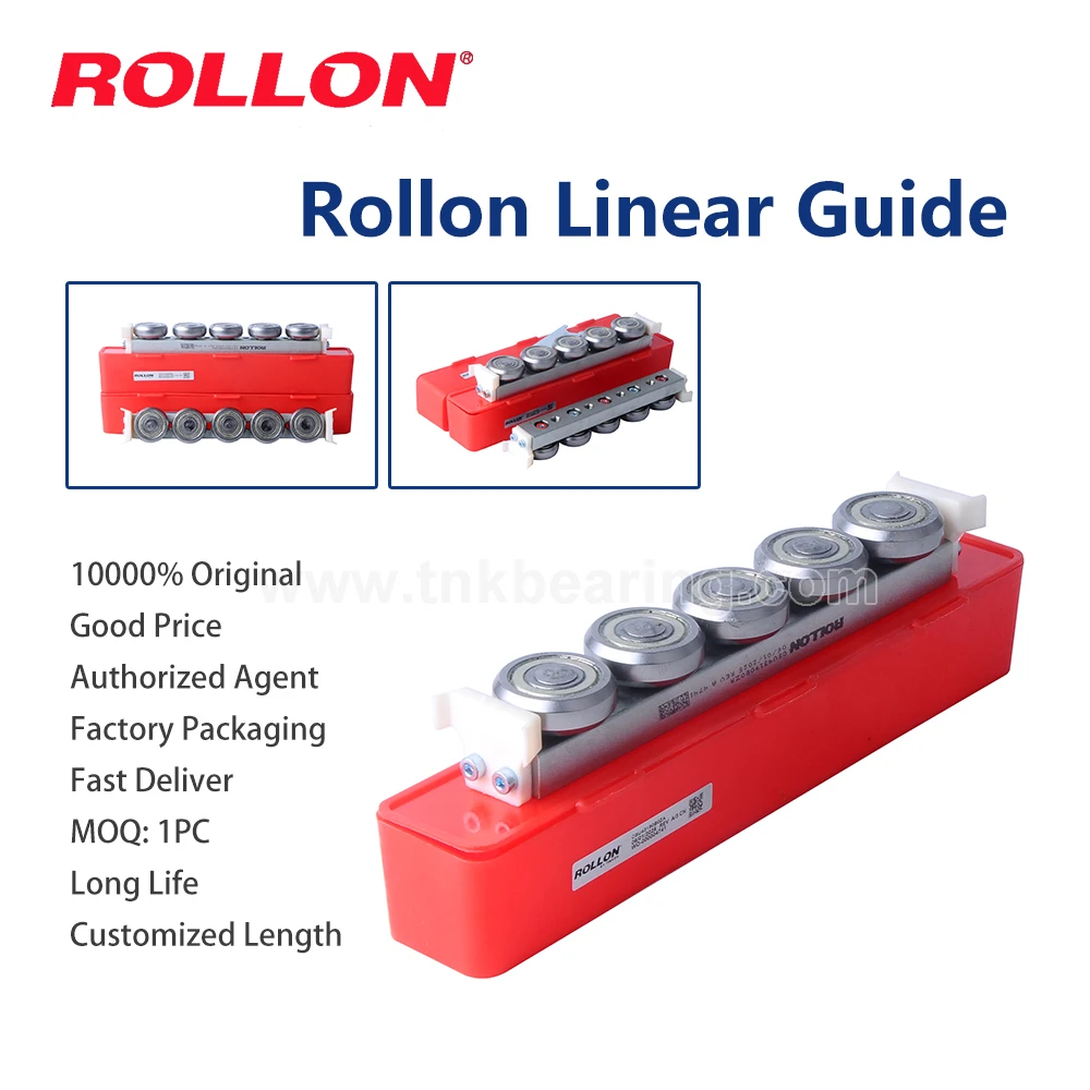 100% Original Italy Rollon Linear Line Roller Bearing Slide CNC CSW 43 190 2Z U CSW43 Wheel Wheels Linear Rail Block System Kit