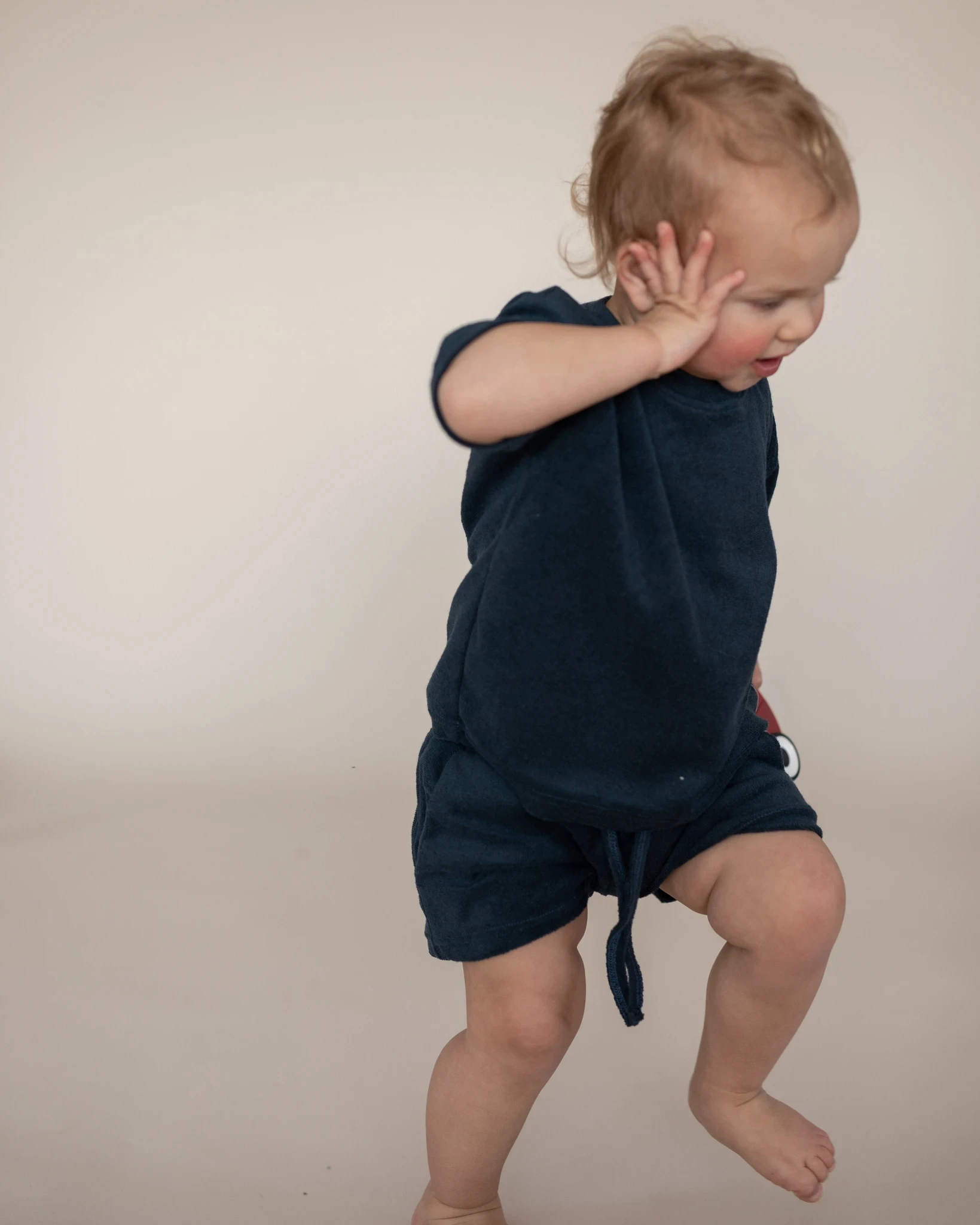 Wholesale Summer Baby Unisex Infant Girl Boy T-shirt and Shorts Terry Toweling Short Sleeve Line Tee Outfits Blouse Clothes