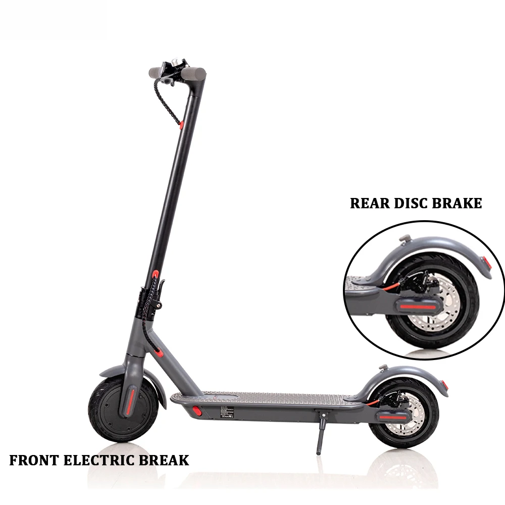 Emoko T4 Pro foldable scooter 8.5 inch 350w front motor 10.4ah battery 36v 30km max speed e scooter
