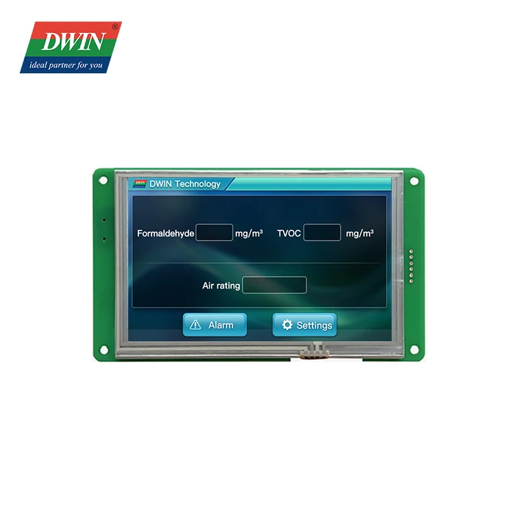DWIN 5 Inch 800*480 Touch Screen Panel Capacitive/Resistive Touch Intelligent HMI LCD Display Module Smart LCM 0 Code Develop