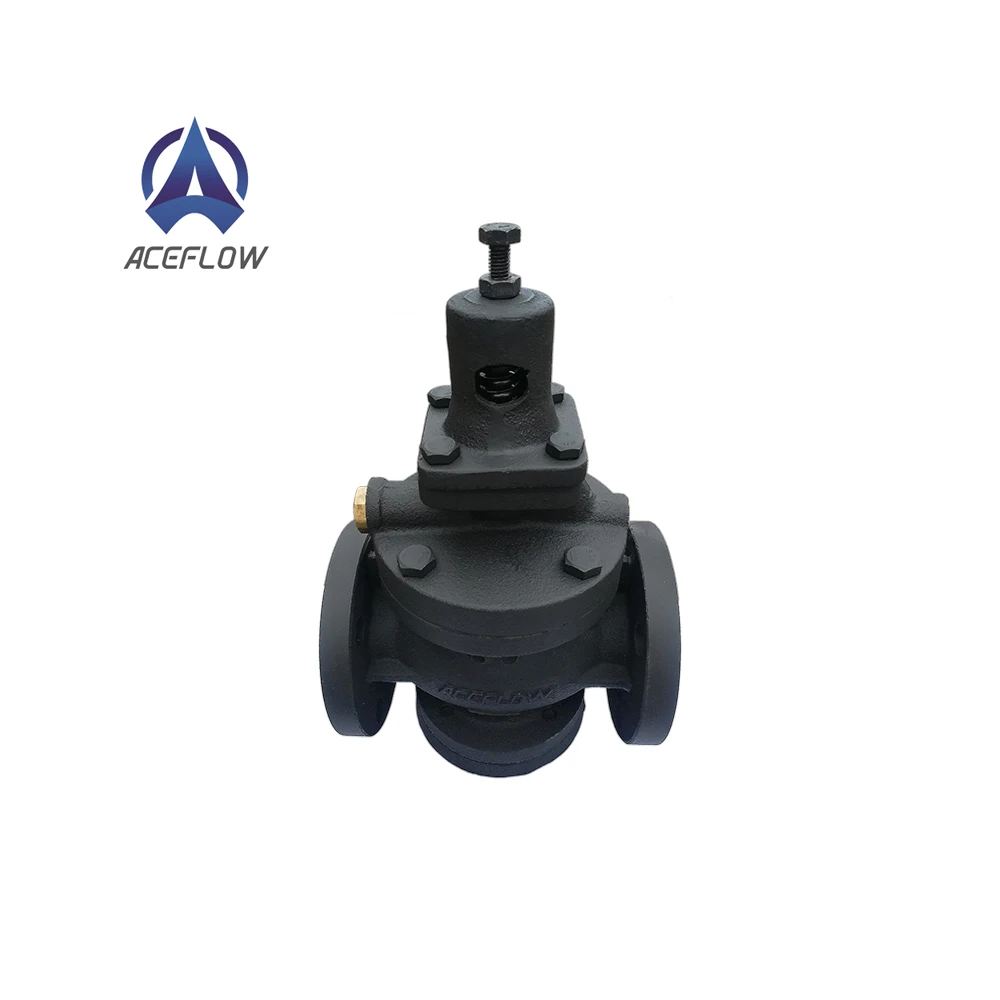 DN100 4 INCH Factory price pressure reducing valve cast iron PN16 RF flange regulating valve control valve for sale