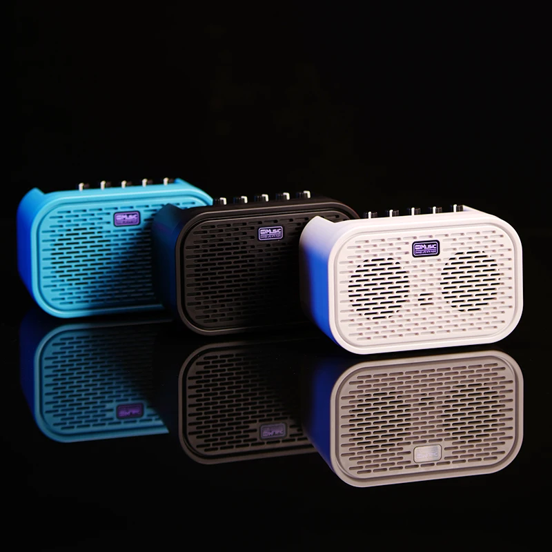 Portable Mini 10-Watt Rechargeable Active Amplifier for Electric Guitar with Delay Effect Distortion Tone Bluetooth Speaker OEM