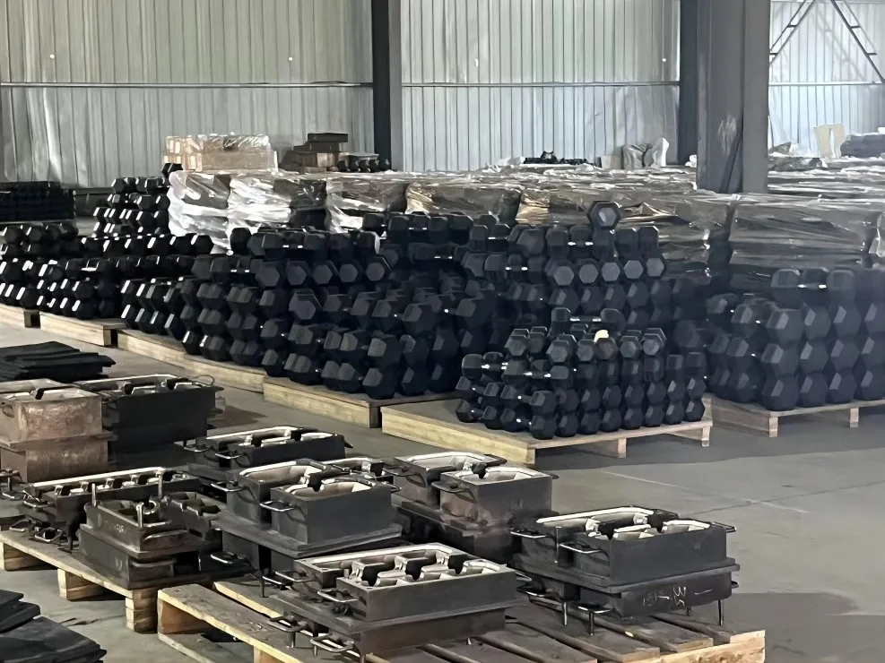 Eako sports rubber coated steel weights in lbs hexagon hex dumbbells sets 40kg