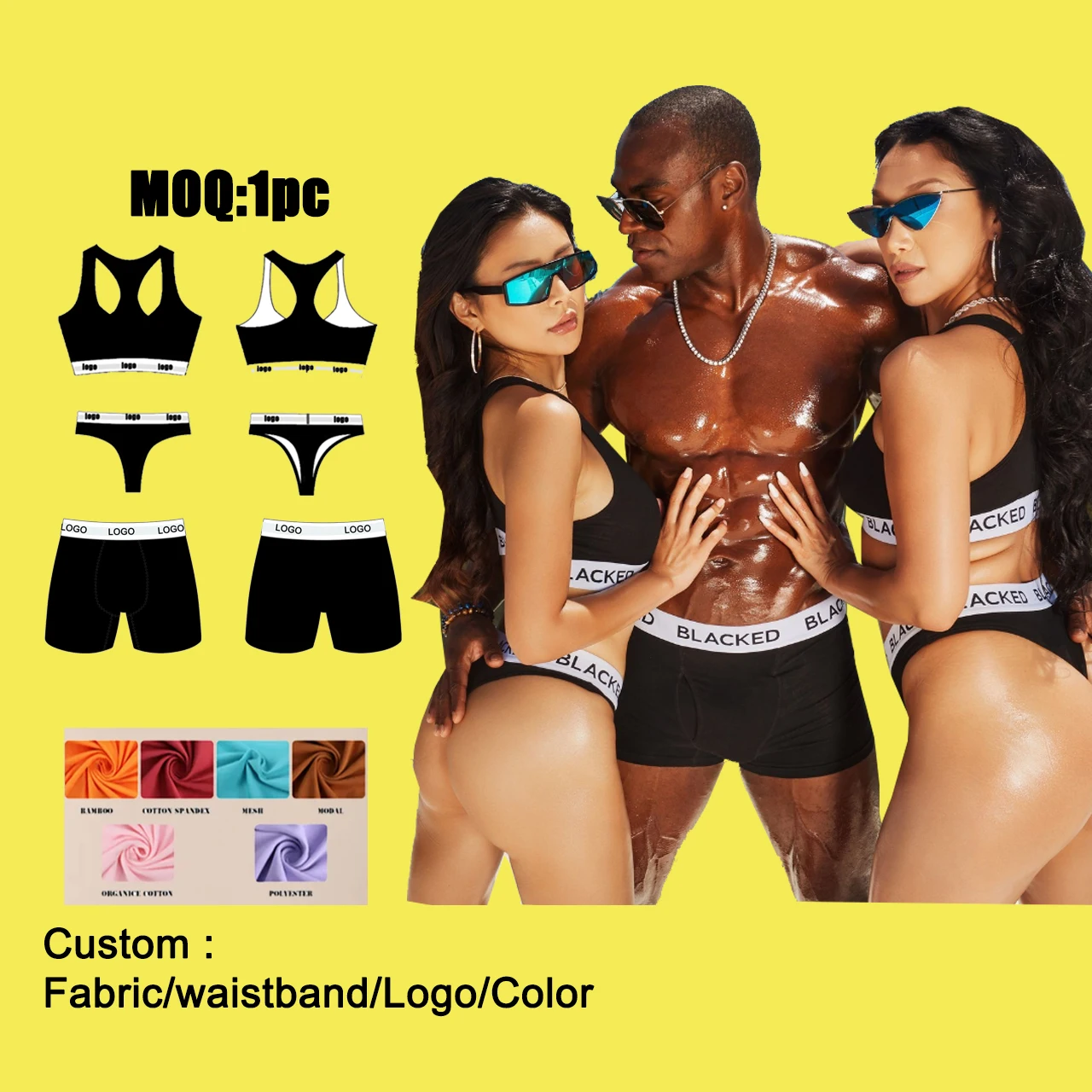 Женский бесшовный бюстгальтер с логотипом