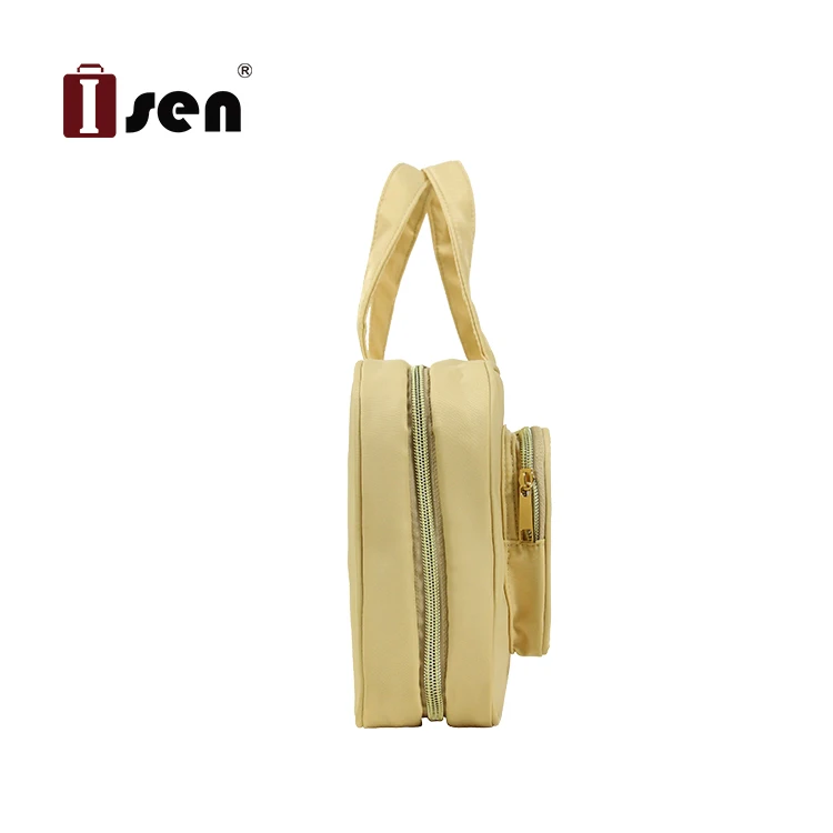 ISEN Amazon Hot Selling Travel Hanging Hook Toiletry Bag Portable Waterproof Makeup Organizer Cosmetic Bag
