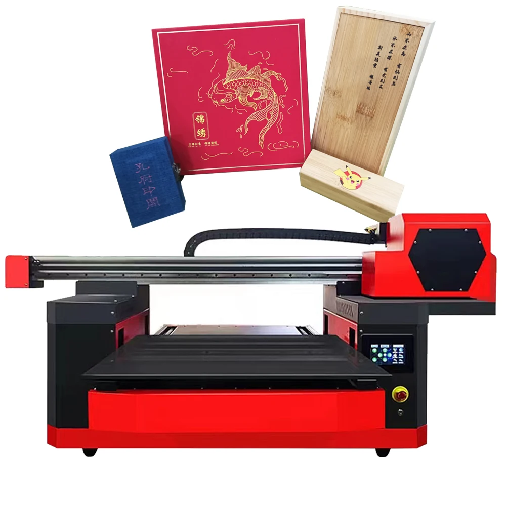 A1 Size Bottle Varnish Printing Machine 6090 UV Inkjet Printers