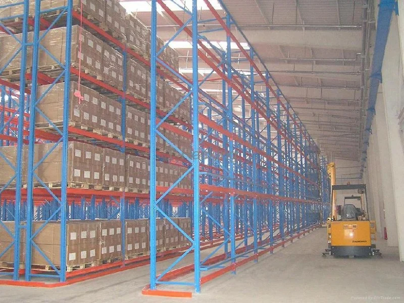 VNA pallet racking/ Steel rack with high-quality guide rail