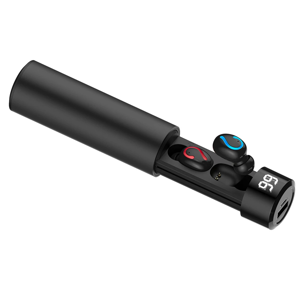 1500mah Power Bank Headphones TWS Earbuds Headset Wireless Water Proof Earbuds