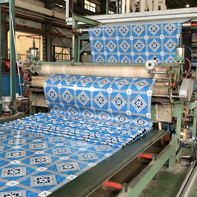 High Quality Linoleum Pvc Floor Covering Plastic Floor Carpet Vinyl Flooring