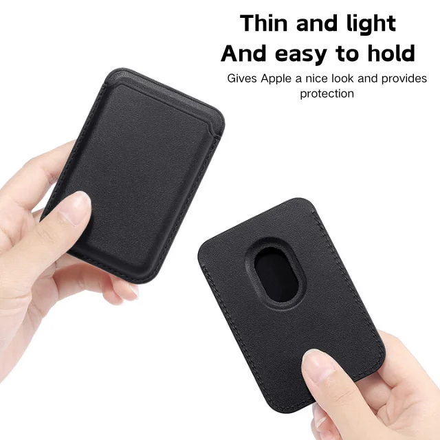 New Arrival Magnetic Wireless Wallet for iPhone 12 11 13 14 15 16 Leather Card Holder Accessories with Various Colors