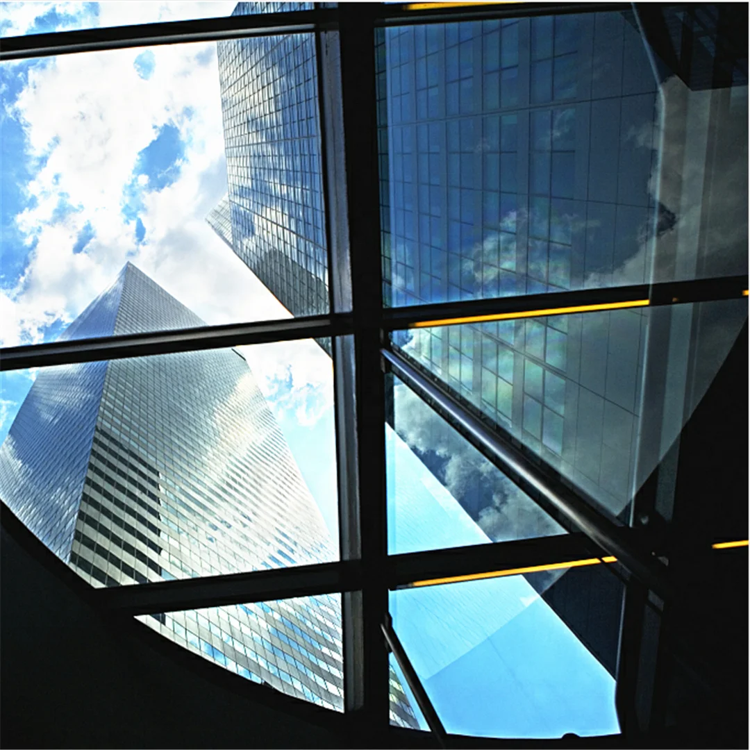roofing sandwich panel double glass system skylight retractable glass roof canopy roof top glass skylights