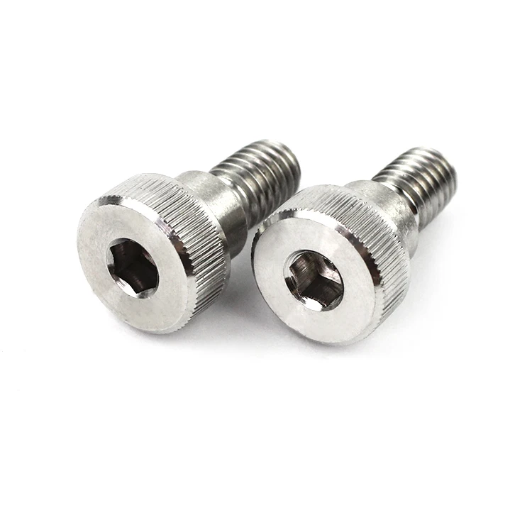 Precision 18-8 Stainless Steel Shoulder Screw M8 Thread Oval Head Nickel Material ISO Standard