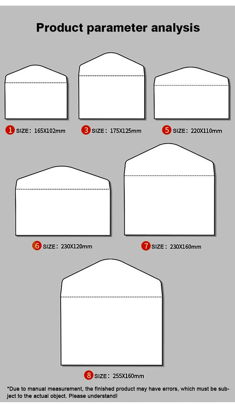 Wholesale Custom Cheap Size Business Invitation Letter Blank Envelope Kraft Paper Envelope