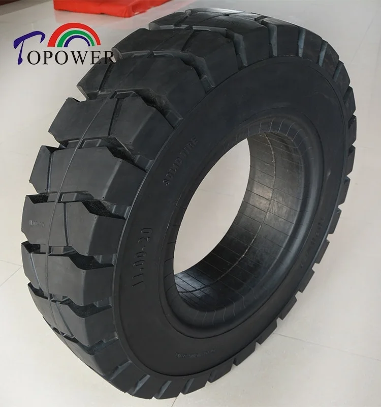 solid tire 12.00-20 9.00-20 10.00-20 12.00-24 12.00-24/8.00 solid tyre  for port trailer reach stacker scrap  recycling plant