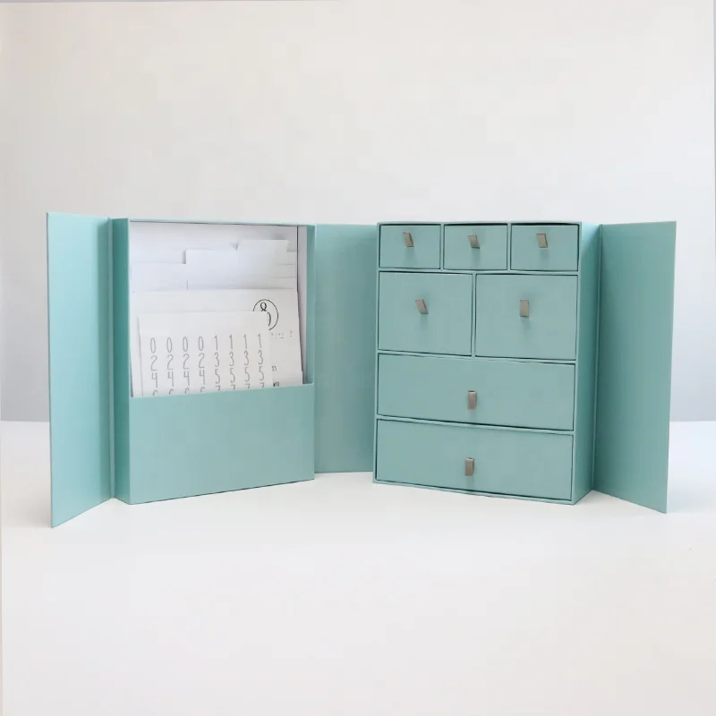 Customized Size Cardboard Baby Born Gift Box Memory Book With 4C Print Matt & Glossy Lamination For Gift And Photo Frame