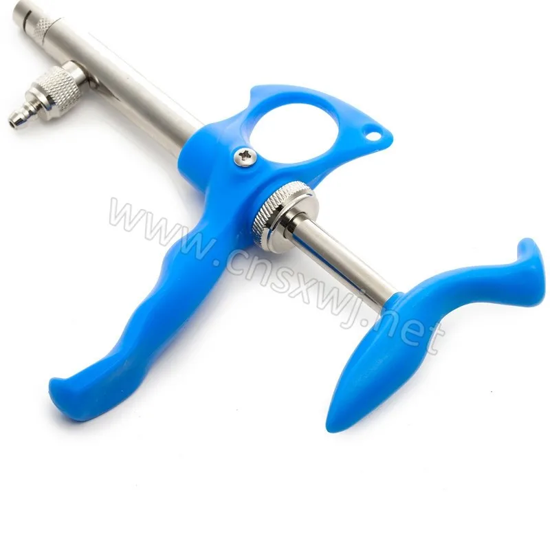 WJ123  High quality Automatic syringe Brass Stationary piston injection syringe for animals