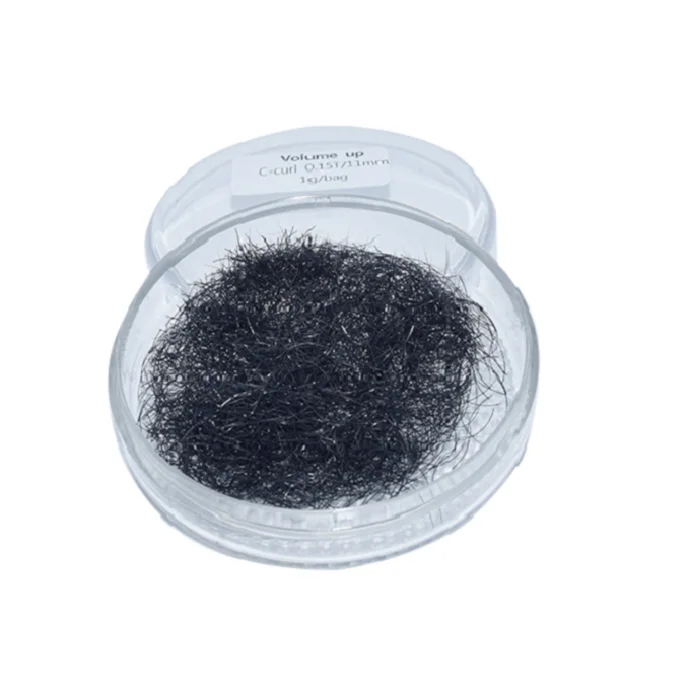 The Best Product Wholesale Bulk single root Korean natural black volume eyelash false lashes soft band volume eyelash extension