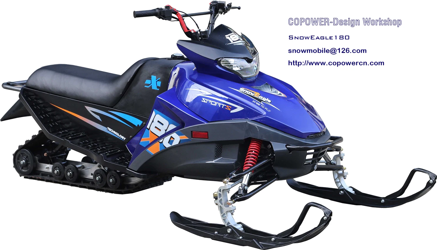 SnowEagle180 снегоход для собак резиновая гусеница снегохода продажа электромобиля двигателя (напрямую с завода)