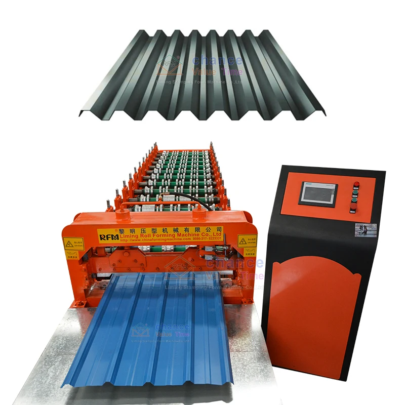 Manufacturers produce corrugated roofing sheets making machine high yield customizable roof machines