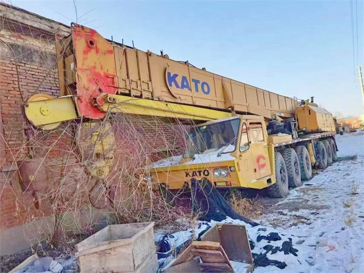 80 тонн бывший в употреблении гусеничный кран японский катано китайский поставщик хорошем рабочем состоянии