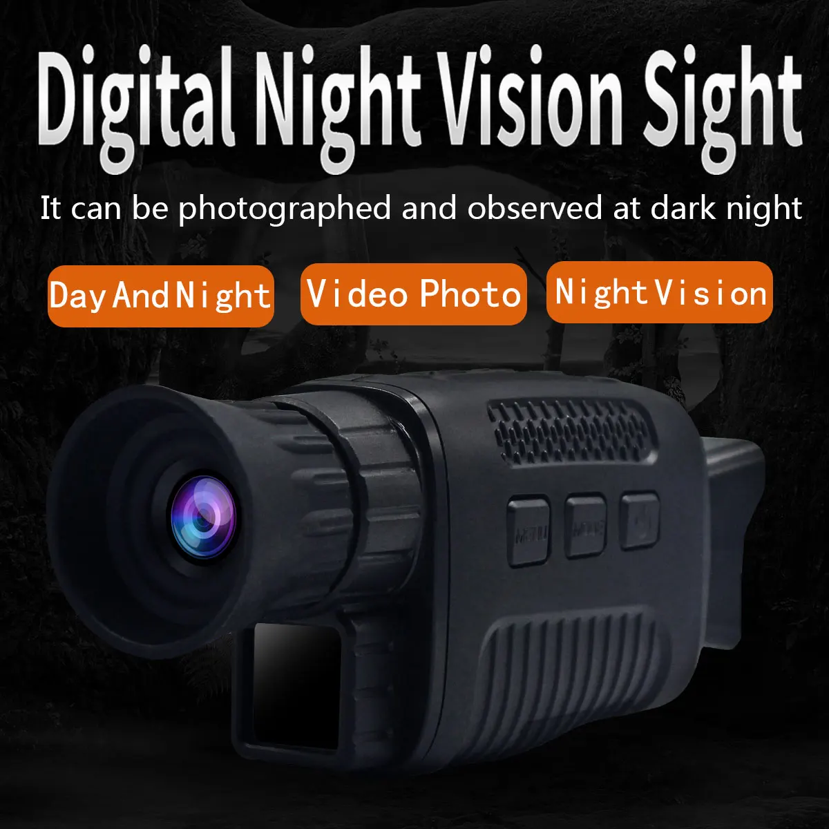 night vision driving glasses hd wi-fi hunting camera binoculars night-vision scope motion sound detection factory price