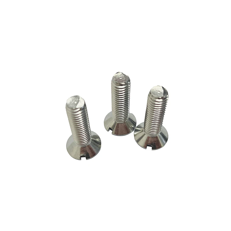 Hot Sell M3 M4 M6 Stainless Steel Slotted Screws Countersunk Screws