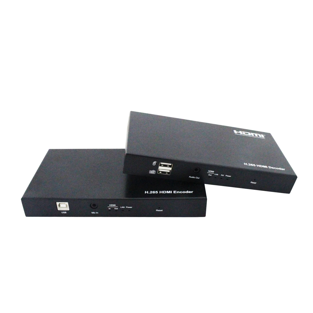 4K H.265 Video Encoder & Decoder Transmitter and receiver extender 120m, support Video Wall, Multi Viewer Matrix