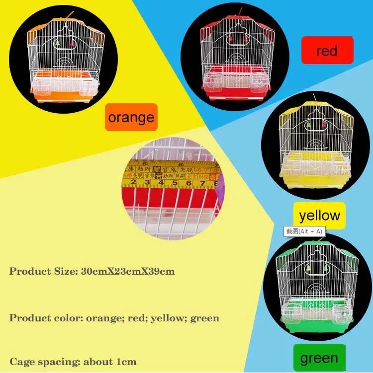 18 x 18 2gr cages bird cages fence canary steel house aviary parrot cage
