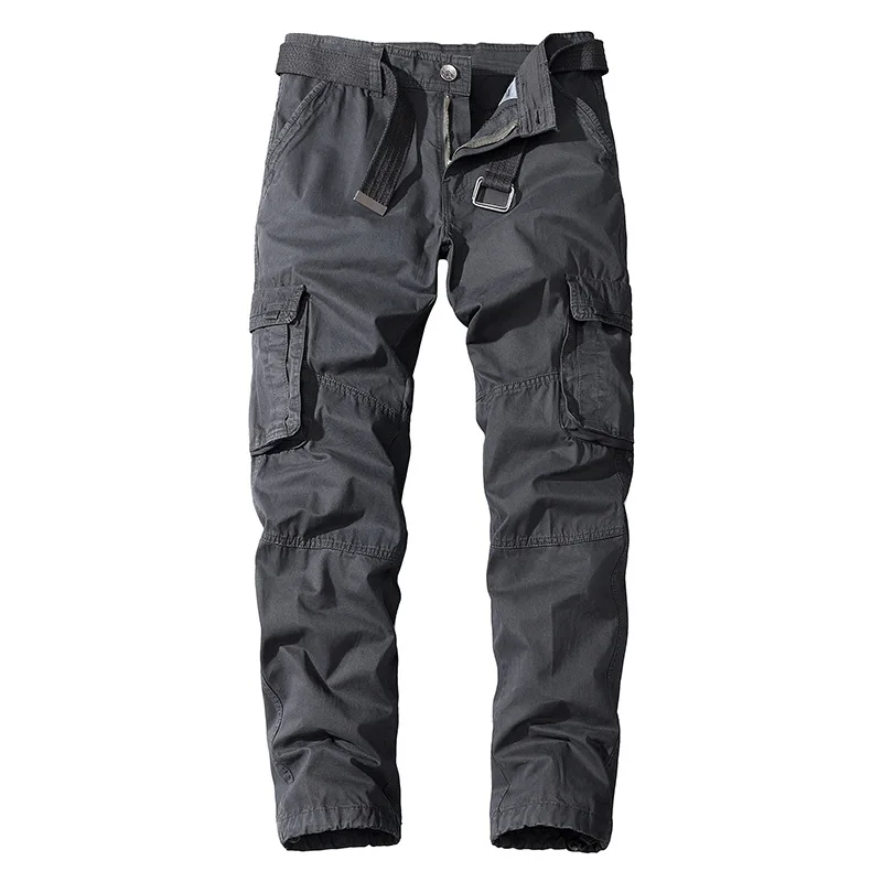 100% Cotton Canvas Cargo Pants for Men Heavy Duty Workwear for Industry Repairmen Workshop Factory Mechanics Size M