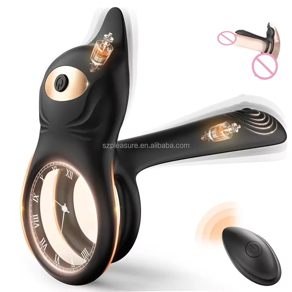 Wholesale Couples Adult Sex Toys for Men Women 10 Vibrations Male Couple Sex Toy Penis Ring Vibrator