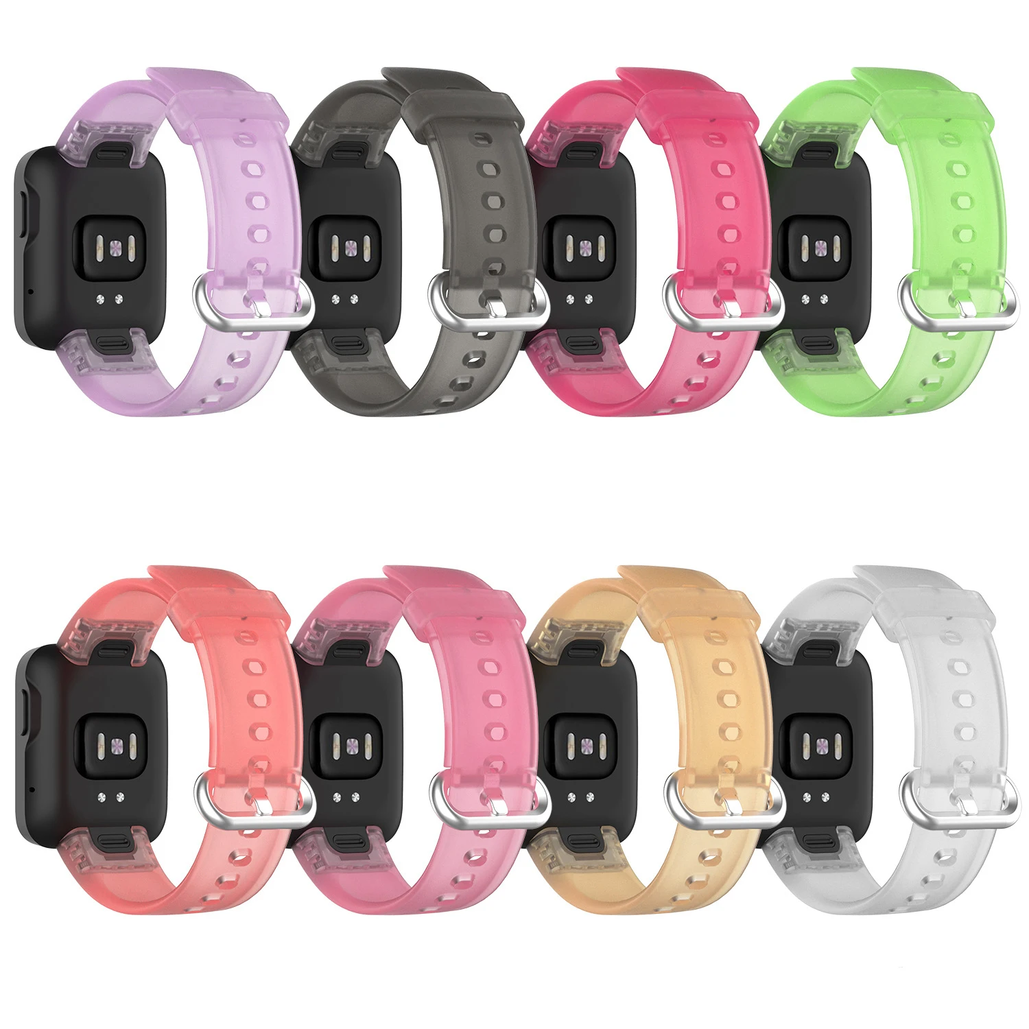 For Redmi Watch Strap Transparent Bracelet Clear Smart Watch band For Xiaomi Mi Watch lite Wrist Band Men Women