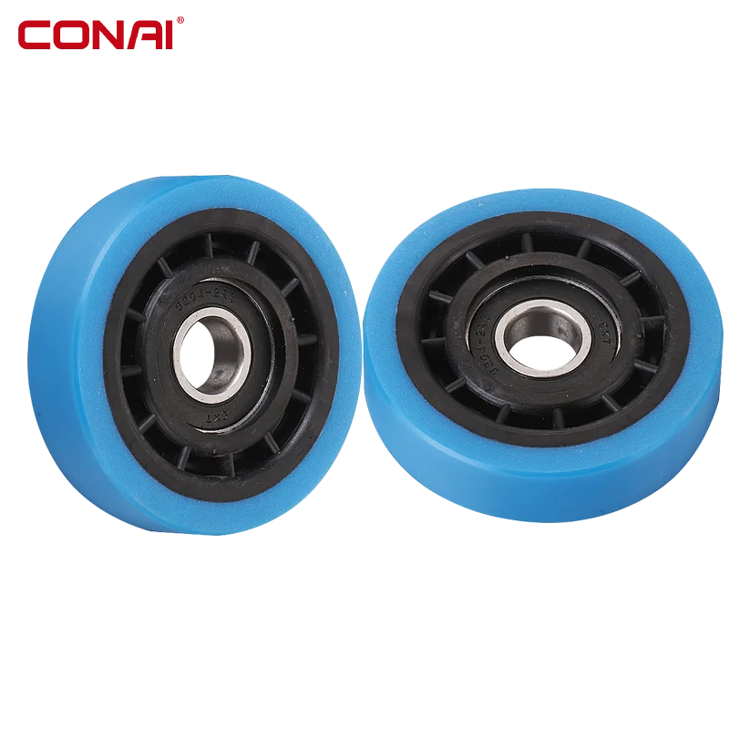 Supply All Brand Escalator Parts Hot Sale 100x25 mm Escalator Step Chain Roller with 6204-2RS Bearing in Good Price