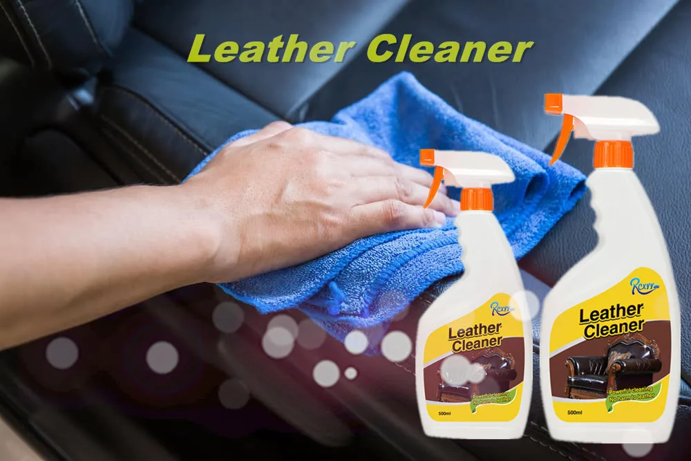 Factory OEM Fee Shipping Household And Car Interior Cleaning Deep Removal Stain Keep Bright  Leather Cleaner 500ml