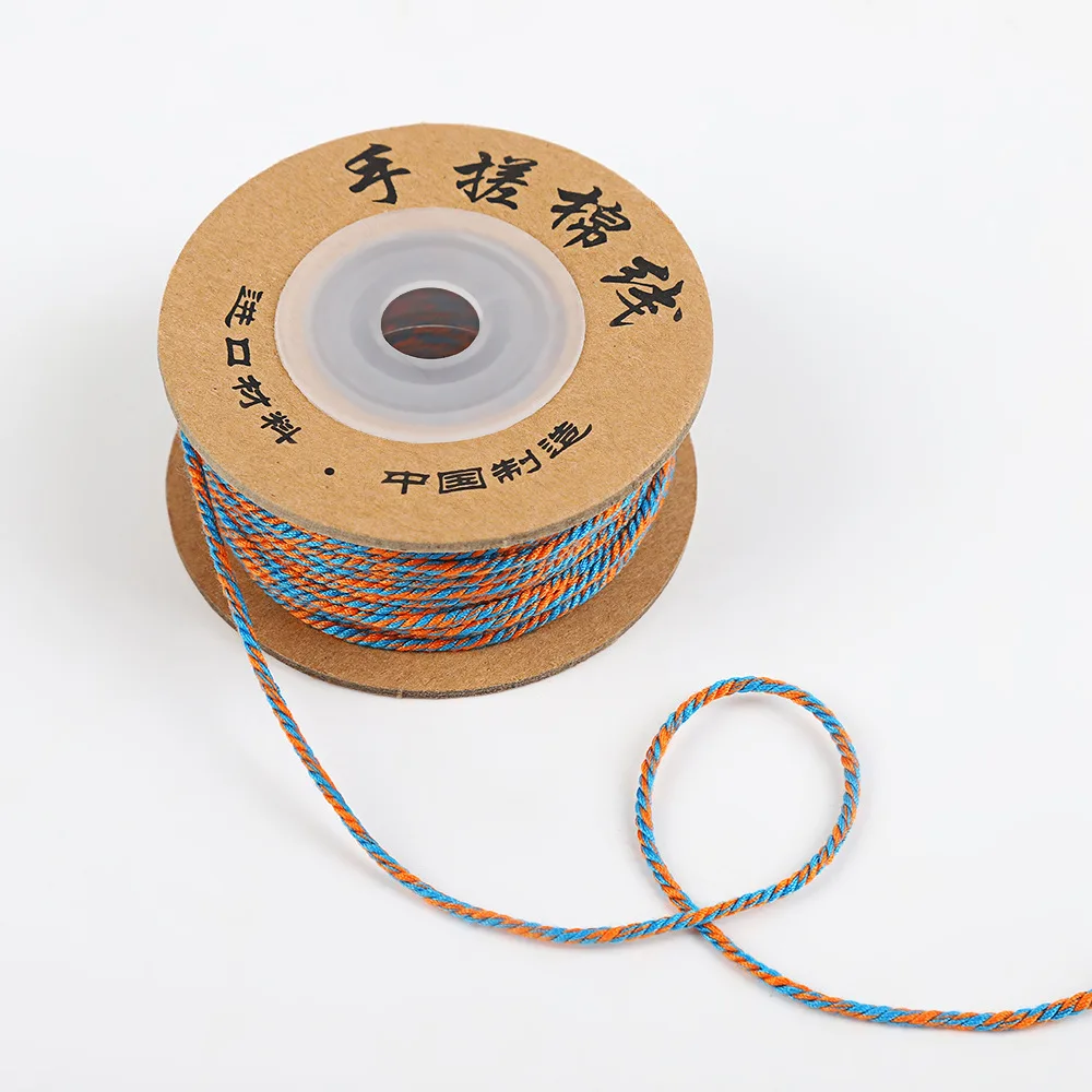 1.0MM 1.2MM 1.5MM Bracelet Jewelry Making Macrame Rope Twisted Thread Handmade Braided Cotton Cord