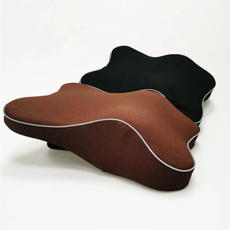 Ergonomic head rest memory foam pillow /cervical car headrest pillow
