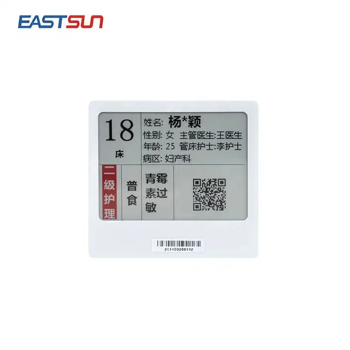 Wooden Shelf Labels 4.2inch E-Paper Outdoor E-Ink Display Factory Sales Wireless For Ward