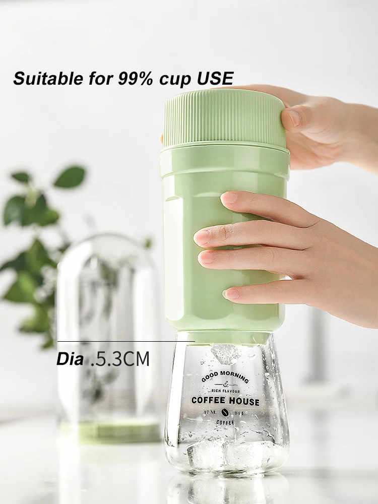 New Launched Eco Plastic Rotating Ice Cup Individual Ice Tray Model Rotate to Make Ice Cubes