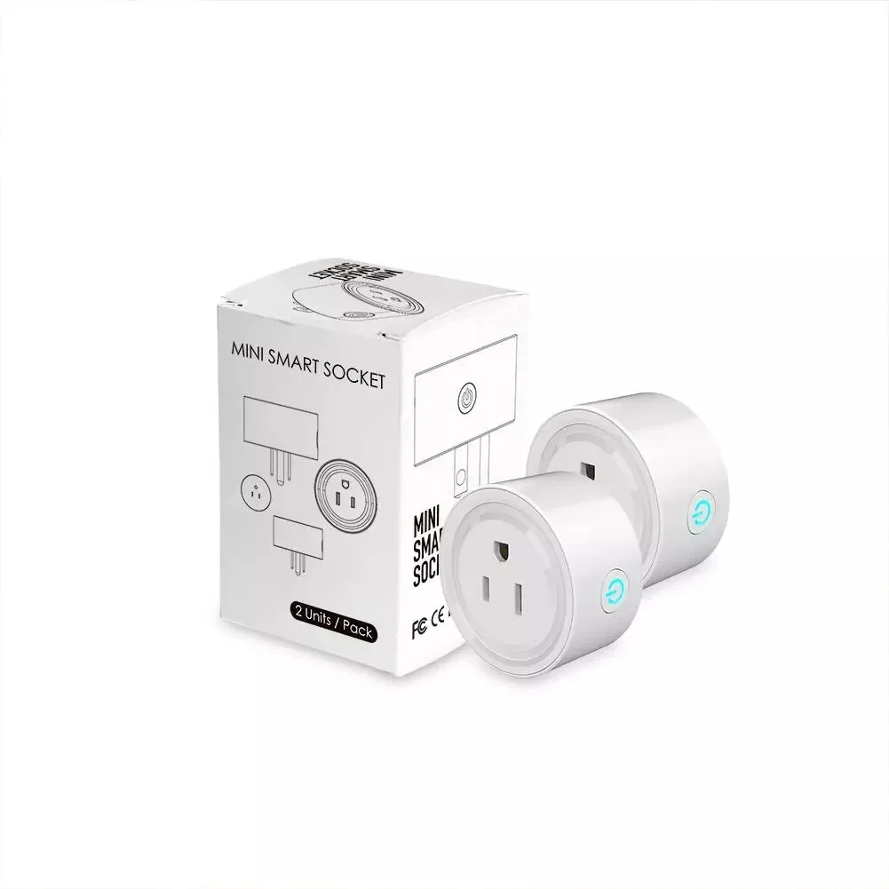 Smart home mini Socket WiFi Outlet 10A Socket Compatible with energy monitoring