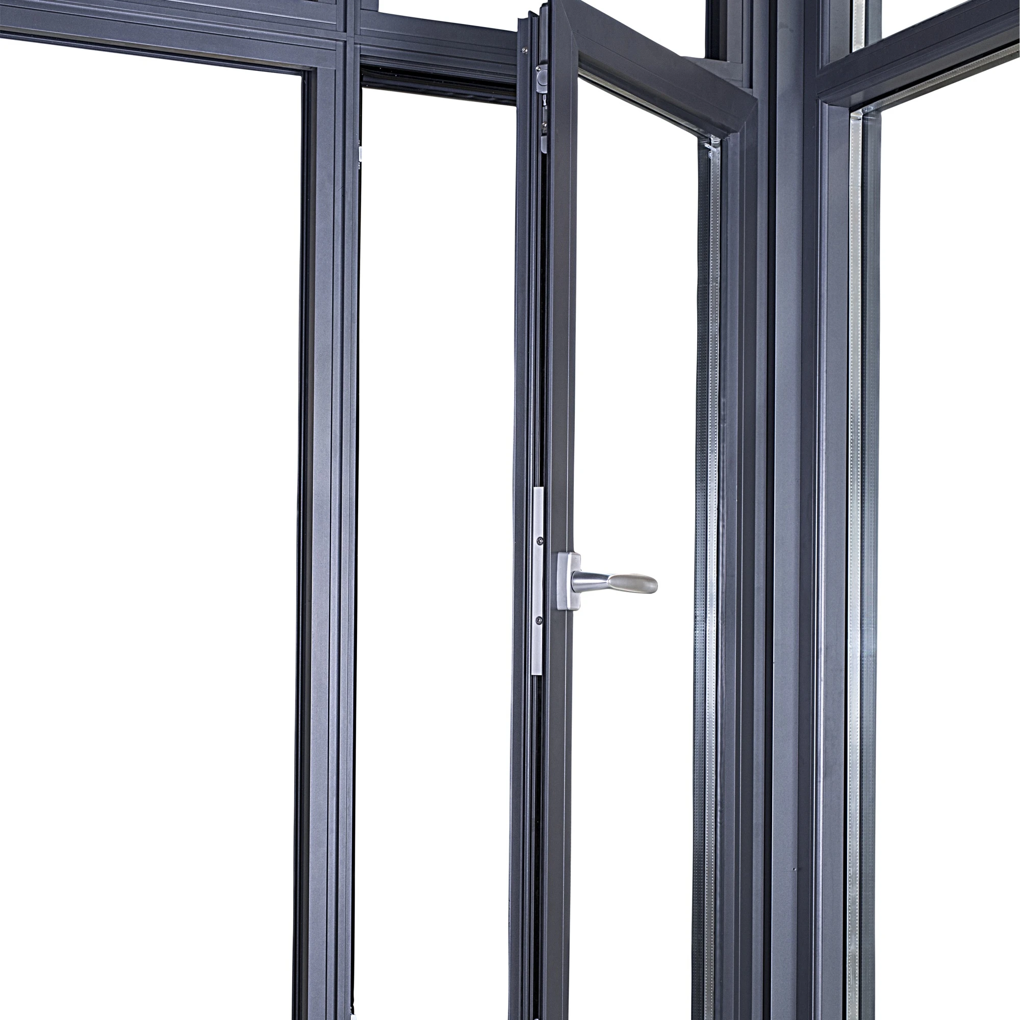 custom color floor to ceiling windows aluminum slim frame covers 70 series broken bridge flat opening inner inverted window