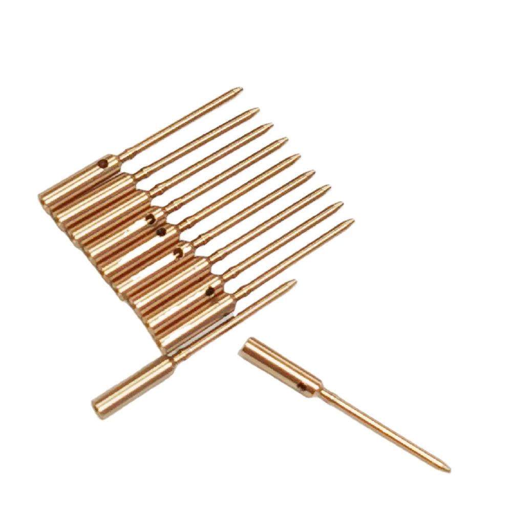 Tecom Precision CNC Machining Service Machinery Supplier copper pin aluminum spiral flute nipples