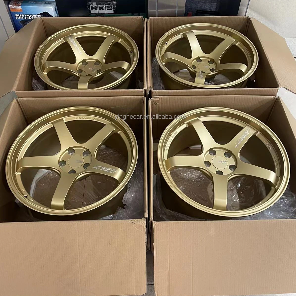 Кованые колеса, кованые диски Advan wheels Advan GT style 20 дюймов 5x114,3 5x112 5x120 5x130wheels, кованые золотые автомобильные диски