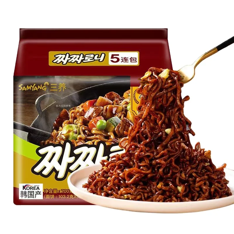 Лапша Samyang zha jiang с богатым соусом, сладкая и слегка Пряная лапша, оптовая продажа