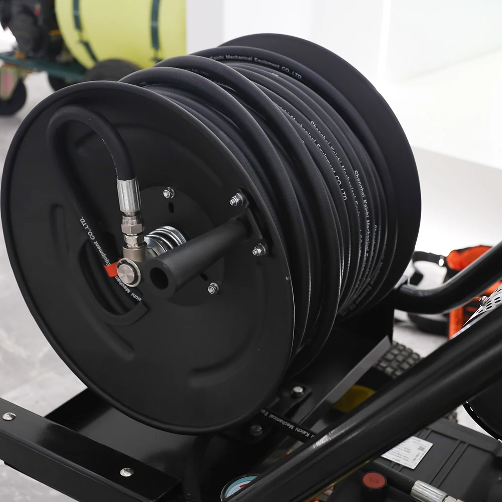 Hotsale 150bar 3240L/H high pressure gasoline diesel engine sewer pipeline cleaning machine