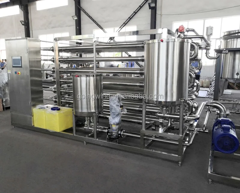 Automatic 500l milk pasteurizer 500 liter pasteurization machine 500l/h litres small scale pasteurizing equipment price for sale