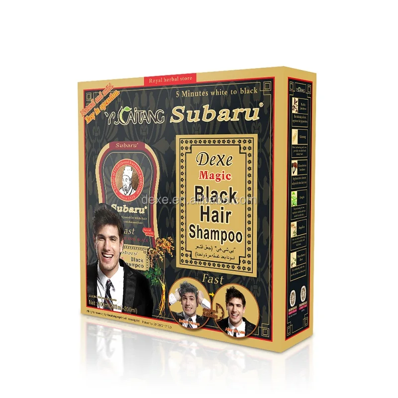 container selling 200ml subaru black hair shampoo subaru hair color shampoo