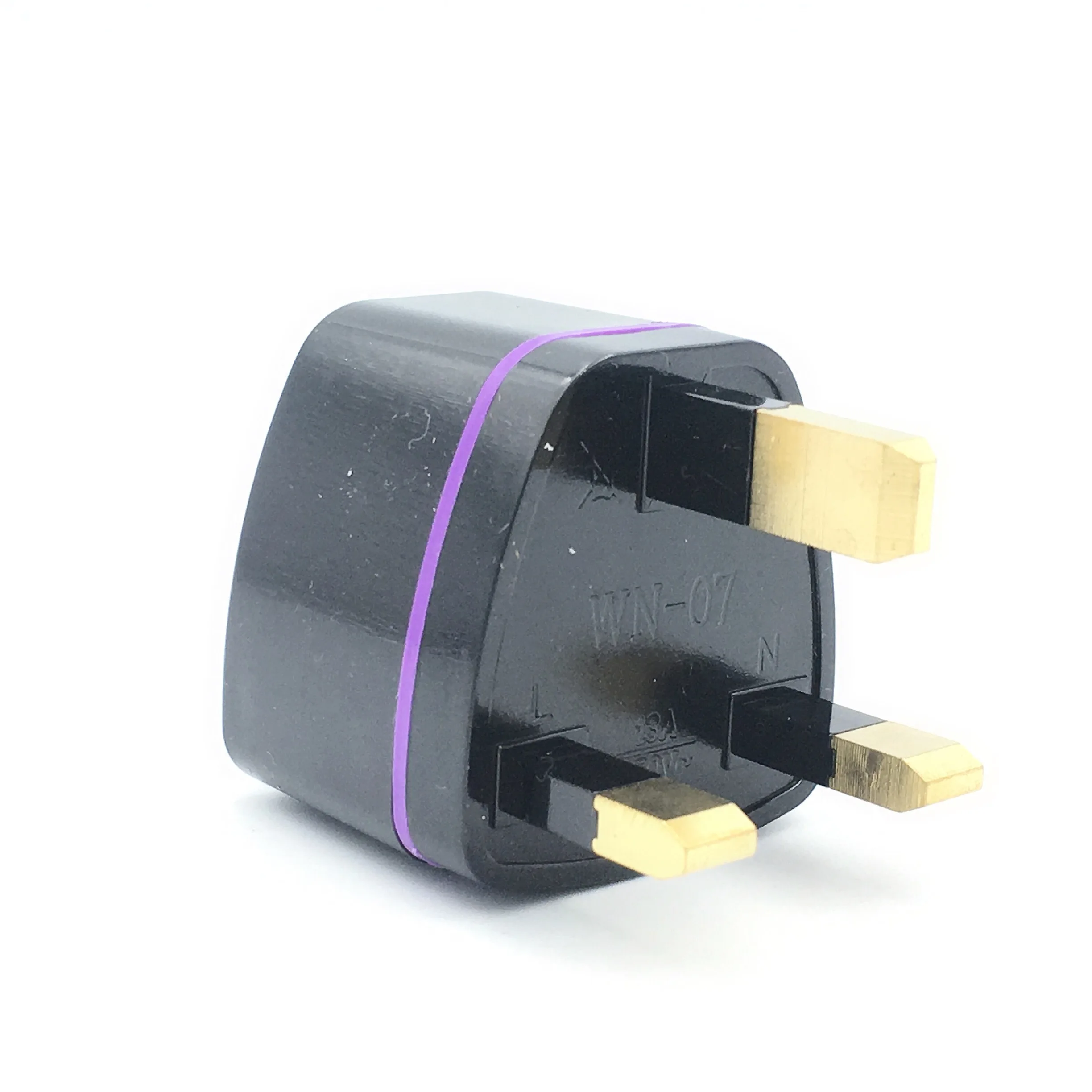 Pure copper UK standard Plug Adapter Power Converter, tourism conversion plug UK Travel Plug Outlet Adaptor to Universal Socket