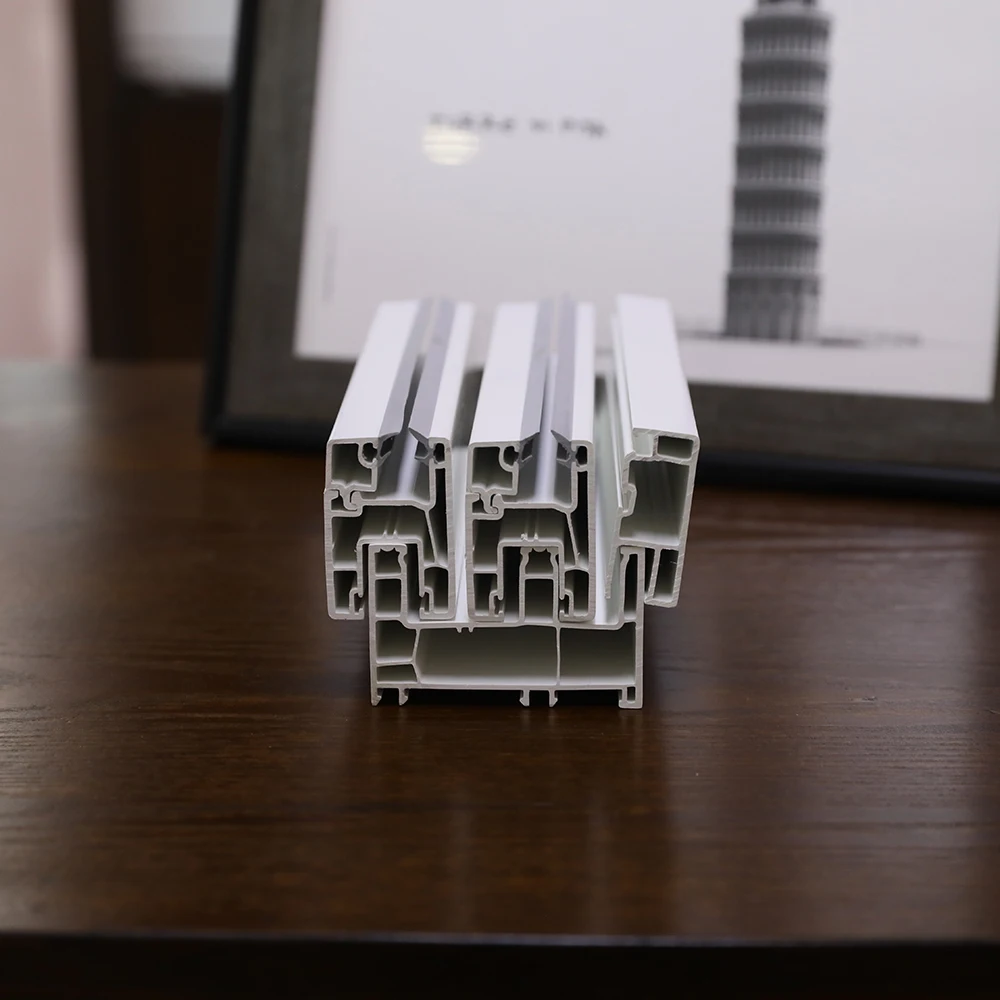 standard  upvc sliding window frame extrusion profiles pvc profile with frame
